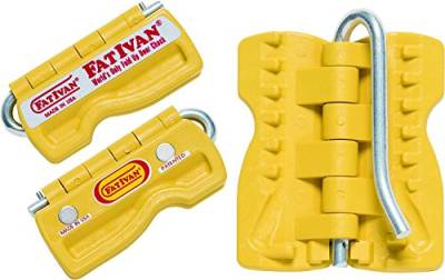 Die original fativan hochklappen Tür Bremskeil mit Magnet, 1, gelb, 1 von FatIvan