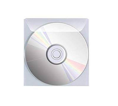 Favorit 01931901 Handy Optische Disk, Cover für optische Disk (transparent, Polypropylen, 12 cm) von Favorit
