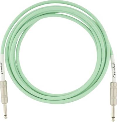 Fender Original Series Instrumentenkabel – 10 ft / 3 m Gerade/Gerade – Surf Green, 3 Meter von Fender