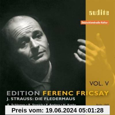 Edition Ferenc Fricsay Vol.5-die Fledermaus von Ferenc Fricsay