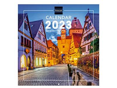 Finocam - Bebildeter Wandkalender 2023 International Januar 2023–Dezember (12 Monate) Charming, 781224923, Bebildeter 30X30 (300x300 mm) von Finocam