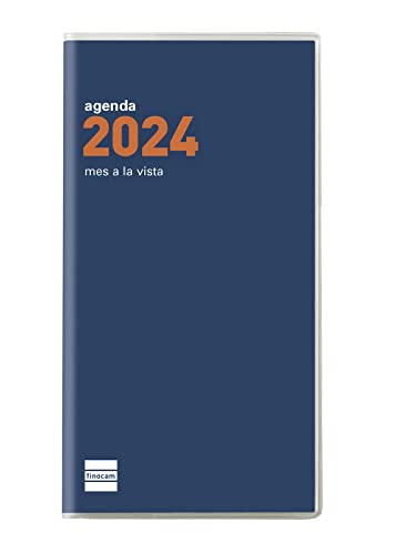 Finocam - Terminplaner 2024, flach, Cocktail, Monatsansicht, Januar 2024 – Dezember 2024 (12 Monate), Katalanisch-Blau von Finocam