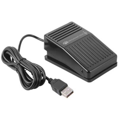 Fiorky USB-Einzelfußpedal, optischer Schalter, Steuerung, Videospiel, PC, freihändiger Fußschalter mit 2 m Kabel, Mausadapter, Spielsteuerung, Aktion, HID für Computer, Multimedia, String von Fiorky