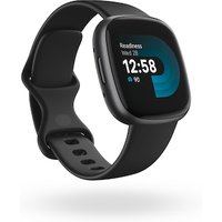 Fitbit Versa 4 Fitness-Smartwatch Schwarz/Grau von Fitbit