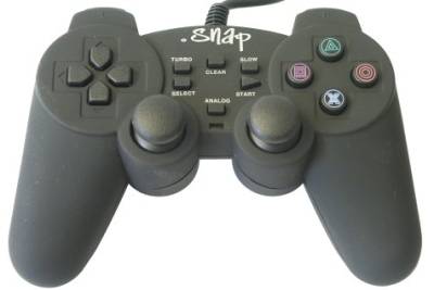 Playstation 2 - Controller SoftTouch black(Snap) von Flashpoint AG