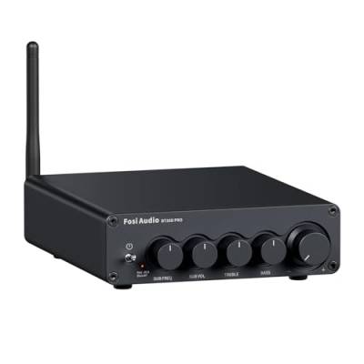Fosi Audio BT30D Pro TPA3255 Hi-Fi Bluetooth 5.0 Stereo Audio Receiver 2.1 Kanal Mini Klasse D Integrierter Verstärker 165 Watt x2+350 Watt für Home Outdoor Desktop Regallautsprecher/Subwoofer von Fosi Audio