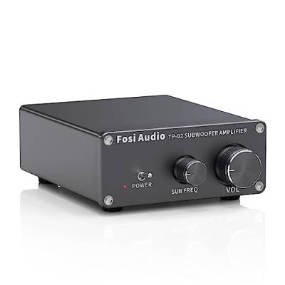 Fosi Audio TP-02 Subwoofer Verstärker 220Watt, Subwoofer Amplifier Home Sub Bass Power Verstärker, TDA7498E Digital Integrierter für Passiv Subwoofer von Fosi Audio