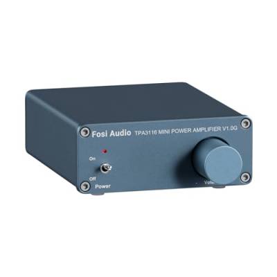 Fosi Audio V1.0G 2-Kanal-Stereo-Audio-Class-D-Verstärker Mini-Hi-Fi-Profi-Digital-Verstärker für Heimlautsprecher 50W x 2 von Fosi Audio