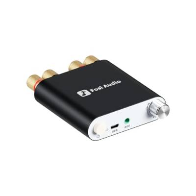 Fosi Audio ZK-1002D Mini Verstärker Bluetooth, 100W×2 Mini HiFi Verstärker 2.0 Kanal mit Bluetooth/USB/AUX-Eingängen, PC Audio Verstärker für Passive Lautsprecher/PC/Tablet von Fosi Audio