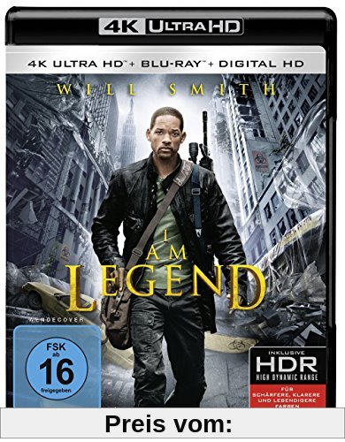 I Am Legend  (4K Ultra HD) [Blu-ray] von Francis Lawrence