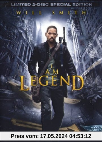 I Am Legend (Special Edition, 2 DVDs im Digipak inkl. Comic und alternativem Ende) [Limited Edition] von Francis Lawrence