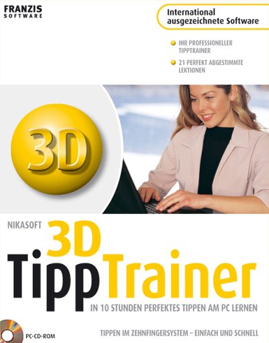 3D-TippTrainer, CD-ROM In 10 Stunden perfekt Tippen lernen am PC. Für Windows 98SE/Me/XP von Franzis