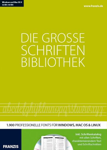 Die große Schriftenbibliothek [Download] von Franzis