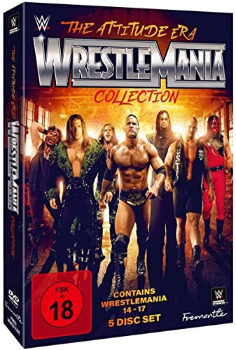 WWE: THE ATTITUDE ERA WRESTLEMANIA COLLECTION [5 DVDs] von Fremantle (tonpool Medien GmbH)