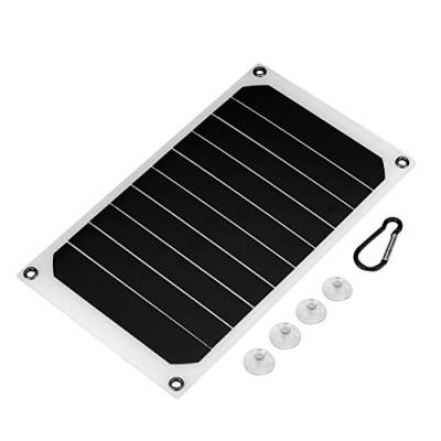 Fyearfly 10W Tragbar Solar Ladegerät, Outdoor IP64 Wasserdichtes Solarpanel Mobiles Ladegerät 5V USB Ausgang für Handy, Tablet von Fyearfly
