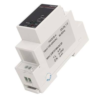Fyearfly Ethernet Converter Module, RS485 to 2.4&5Ghz WiFi Ethernet Serieller Server Konverter Serieller Geräteserver Industrial Rail-Mount Serial Server Connector von Fyearfly