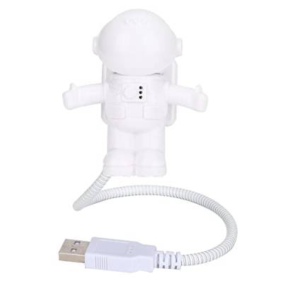 Fyearfly USB-LED-Leselichtlampe, energiesparende Astronaut Spaceman-Form Mini-USB-LED-Nachtlicht für Notebook-Laptop, Desktop, Laptop, PC, Notebook von Fyearfly