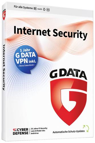 G-Data Internet Security + VPN Sonderedition Jahreslizenz, 3 Lizenzen Android, iOS, Mac, Windows Ant von G-Data
