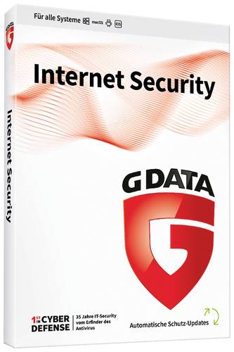 G-Data Internet Security Vollversion, 1 Lizenz Windows, Mac, Android, iOS Antivirus, Sicherheits-Sof von G-Data
