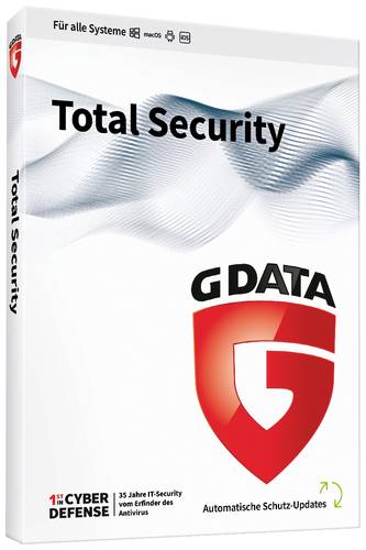 G-Data Total Security Vollversion, 1 Lizenz Windows, Mac, Android, iOS Antivirus, Sicherheits-Softwa von G-Data