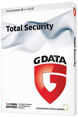 G-Data Total Security Vollversion, 3 Lizenzen Windows, Mac, Android, iOS Antivirus, Sicherheits-Soft von G-Data