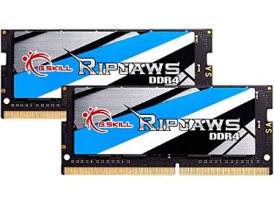 G.Skill RipJaws Series F4-3200C22D-32GRS 32GB (2 x 16GB) 260-Pin SO-DIMM PC4-25600 DDR4 3200 CL22-22-52 1,20V Dual Channel Memory Model von G.SKILL