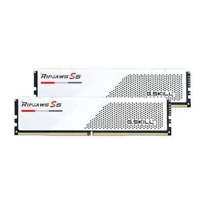 64GB (2x32GB) G.Skill Ripjaws S5 White DDR5-6000 CL30 RAM Speicher Kit von G.Skill