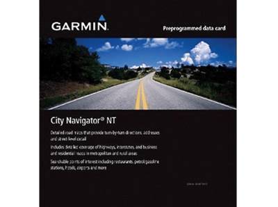 GARMIN City Navigator Chile NT - MicroSD/SD Karte, Kartenmaterial, passend für Navigationsgerät, Schwarz von GARMIN
