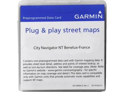 GARMIN City Navigator NT Benelux-Frankreich, Micro-SD, passend für Navigationsgerät von GARMIN