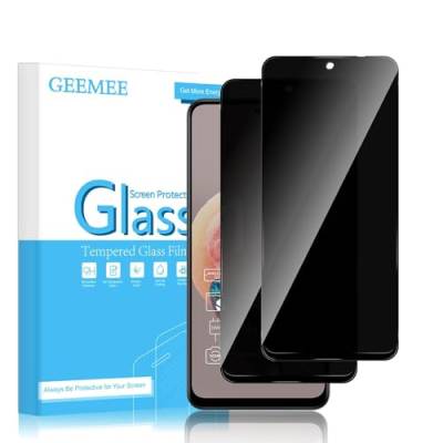 GEEMEE für Xiaomi Redmi Note 12 5G/4G Sichtschutz Schutzfolie für Panzerglas Schutzfolie, 2 Stück Anti-Spähen Blasenfreie Blickschutzfolie Anti-Spy Folie von GEEMEE