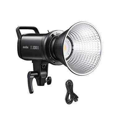 GODOX SL100D Kompakte LED-Videoleuchte Fotografie-Aufhelllicht 100W 5600K 8 Eingebaute FX-Beleuchtungseffekte CRI96 + TLCI97 + Bowens Support Support APP / 2.4G Wireless/Eingebaute Steuerung von GODOX