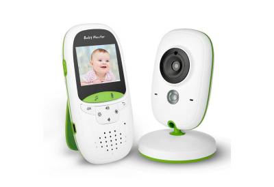 GOOLOO Babyphone mit Kamera, VOX Babyfon, Nachtsicht Baby, Temperaturüberwachung, Baby Monitor mit Gegensprechfunktion, 1-tlg., Video Überwachung mit 2 Digital LCD Bildschirm, Wireless" von GOOLOO