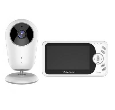GOOLOO Babyphone mit Kamera 4.3 Digital Funk Drahtloser Video Baby Monitor, Nachtsicht, Temperaturüberwachung, 1-tlg., 2 Weise Talkback System, Schlaflieder" von GOOLOO