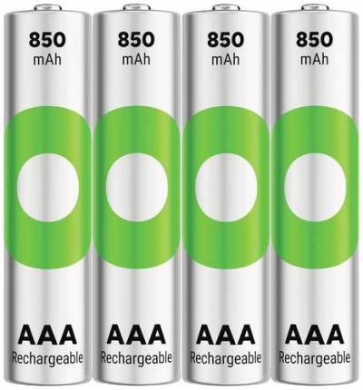 GP Batteries ReCyko Micro (AAA)-Akku NiMH 850 mAh 1.2V 4St. von GP Batteries