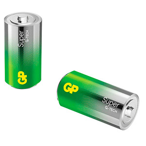 2 GP Batterien SUPER Baby C 1,5 V von GP