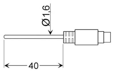 Greisinger GLF 401 MIN Luftfühler -25 bis 70°C Fühler-Typ Pt100 von GREISINGER