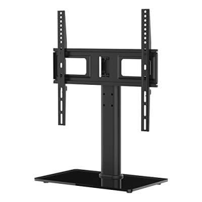 GRIFEMA TV Ständer, TV Standfuss Schwenkbar für 26-55 Zoll LED LCD OLED Curved Fernseher & Plasma Flach, bis zu 45 KG, Max.VESA 400x400,GB1005 von GRIFEMA