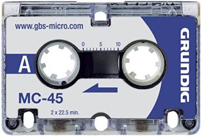 Grundig GGM4500 Diktiergeräte - Zubehöre Micro-Kassette MC45 3 Stück von GRUNDIG