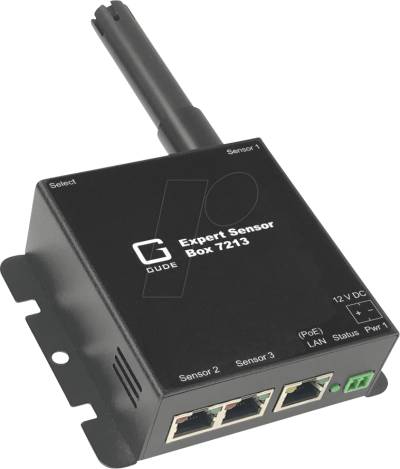 GUDE 7213-13 - LAN-Sensor, Temperatur, Luftfeuchte, Luftdruck, PoE von GUDE