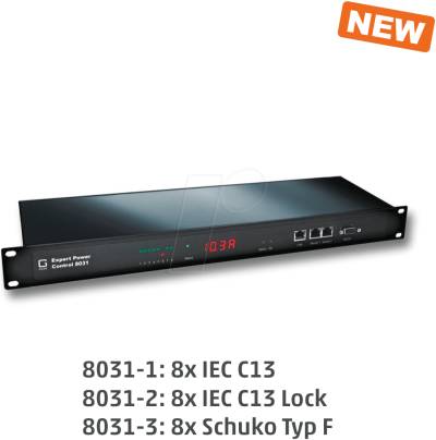 GUDE 8031-3 - PDU, 2 x Sensor, 8 x Schutzkontakt von GUDE