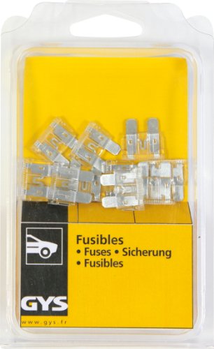 GYS Sicherungen 10 A Kit mit 10 Sicherungen, 054530 von GYS