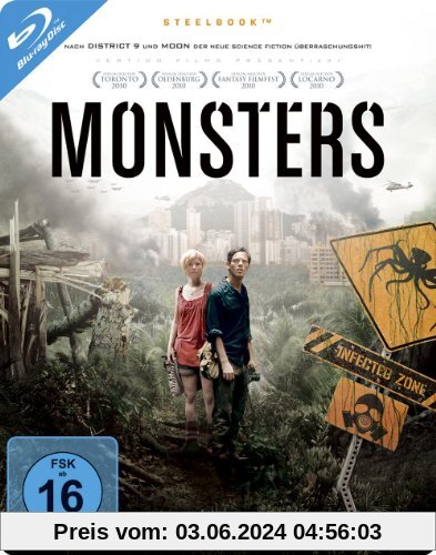 Monsters (Limited Steelbook Edition) [Blu-ray] von Gareth Edwards