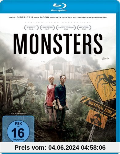 Monsters [Blu-ray] von Gareth Edwards