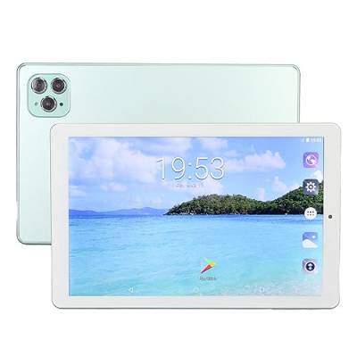 Garsent Android 11-Tablet 10 1-Zoll-Tablets Mt6735 8-Kern-Prozessor mit 4 GB RAM 64 GB ROM Dual-Kamera und Lautsprecher 8800 MAh Akku mit Bluetooth-Kopfhörer (EU-Stecker) von Garsent