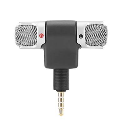 Garsent Drahtloses Mikrofon, 3,5-mm--einstellbares digitales Stereomikrofon Professionelles externes drahtloses Handmikrofon für Smartphones, PCs und Rekorder. von Garsent