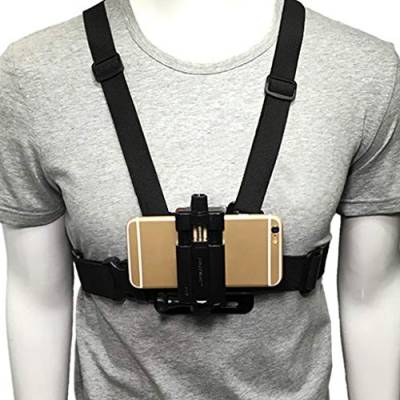 Gazechimp Einstellbare Handy Brusthalterung Gurtband Gurthalterung Gurtzeug Universal Für 4 5,5 Zoll Smartphone von Gazechimp