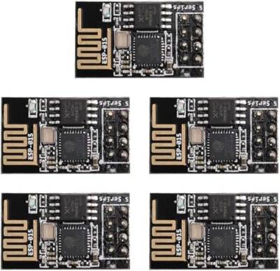 Geekstory 5 PCS ESP8266 ESP-01S WiFi Wireless Serial Transceiver Modul mit 4MB Flash 3.3V Wi-Fi Modul für Arduino von Geekstory