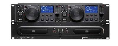 Gemini CDX Series CDX-2250i Professional Audio DJ Equipment Multimedia CD Media Player with Audio CD, CD-R, and MP3 Compatible with USB Input,Multicolored von Gemini Sound