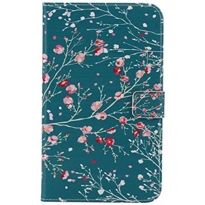 JIan Ying Cover für Samsung Tab A6 7.0, Galaxy Tab ein 7.0" Case - Slim PU Leder Tri-Fold Ständer Klapp Schutzhülle für für Samsung Galaxy Tab A 7.0" (2016) SM-T280/T285 Tablet Pink Baum von Generic