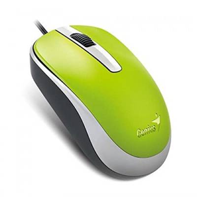 Genius 31010105105 Maus für PC grün Apfel von Genius